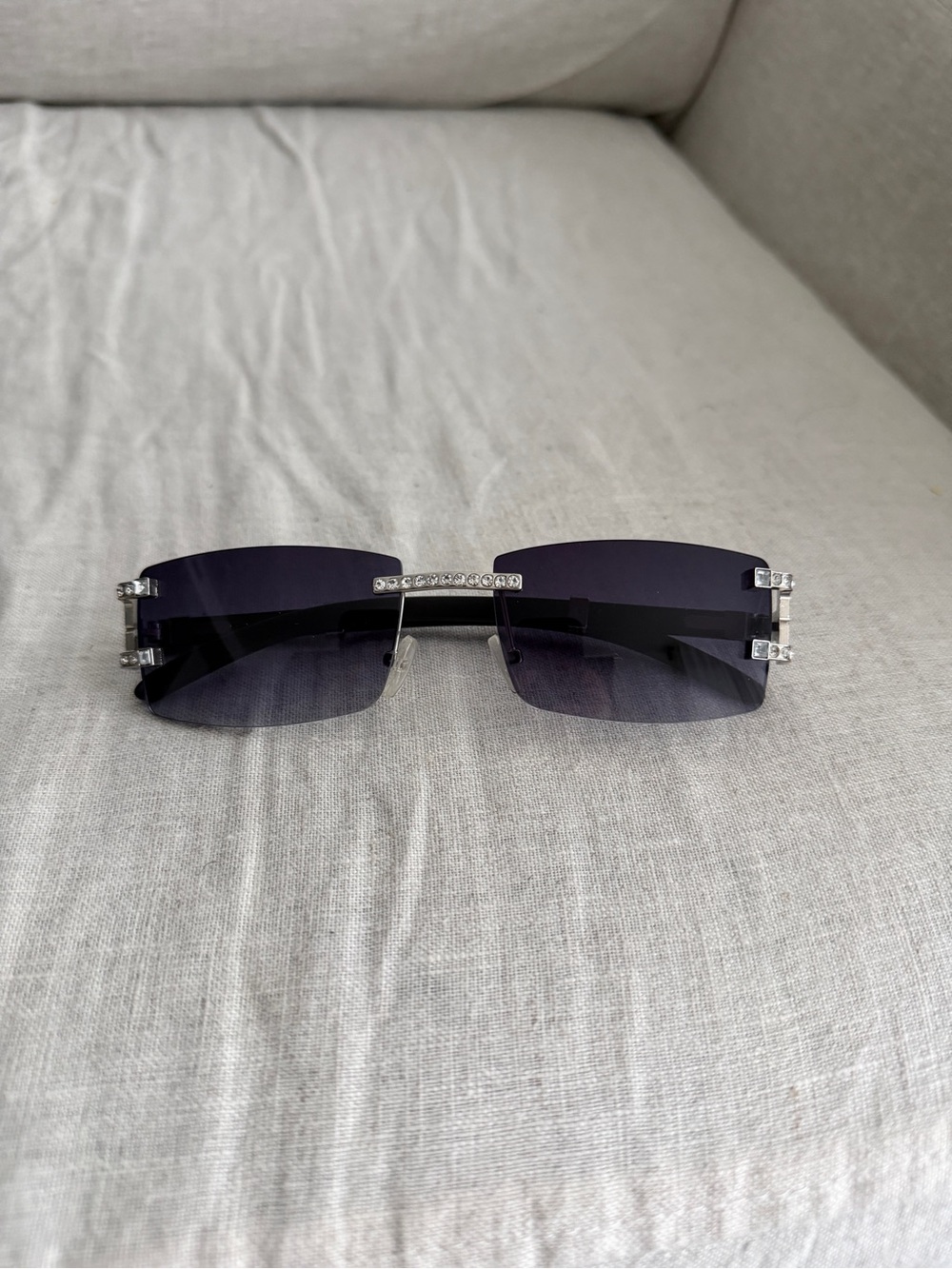 Y2K Core Gradient Rimless Sunglasses - Picture 2 of 5